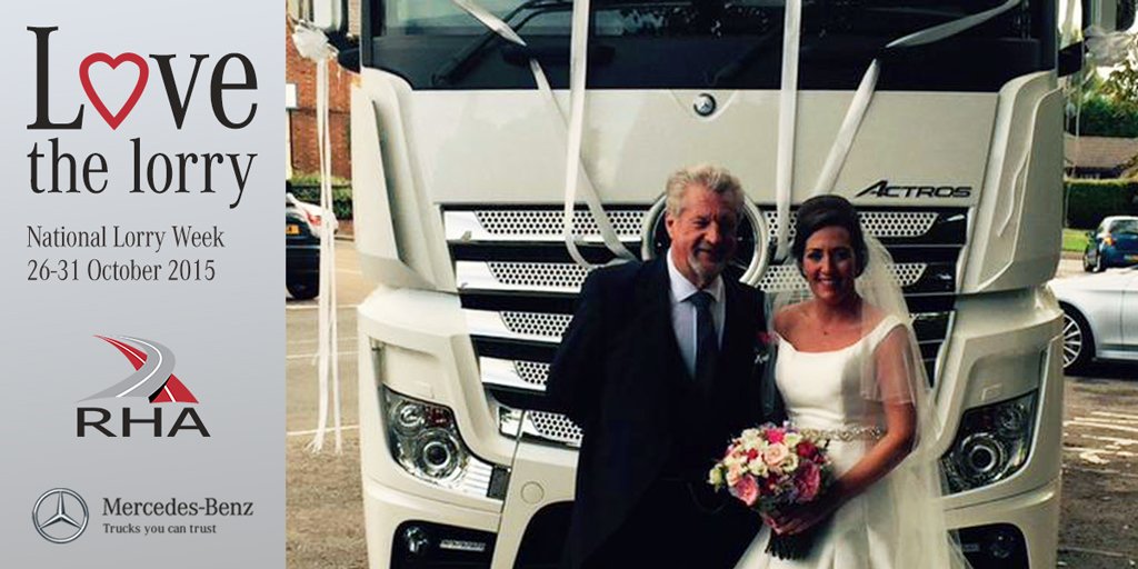 DaimlerTruckUK's tweet photo. Celebrating @RHANews National Lorry Week with W H Barley - Congratulations #LovetheLorry https://t.co/X2GCSqNHoT