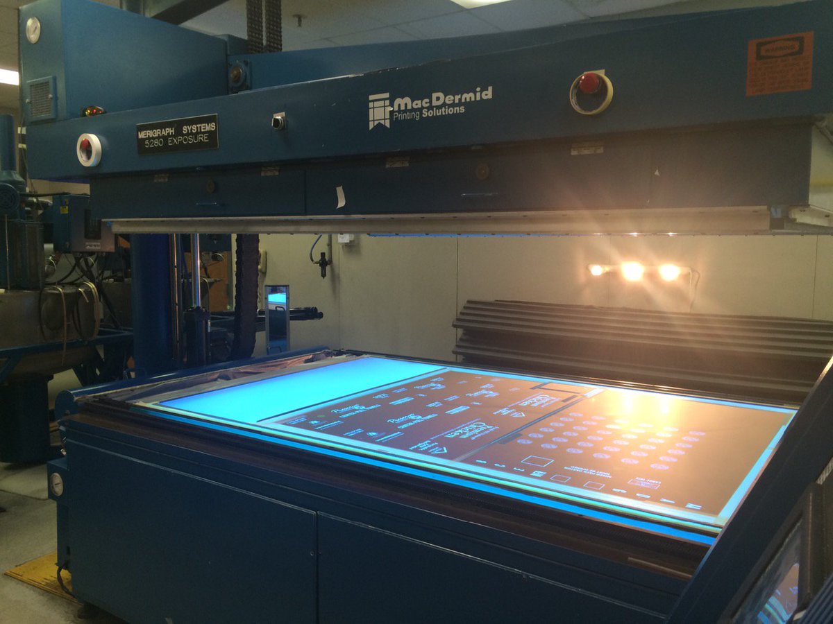 BettDominick's tweet photo. Really cool seeing the liquid photopolymer plate making process. #gcflexo @ClemsonGC https://t.co/owZ5vyM5pJ