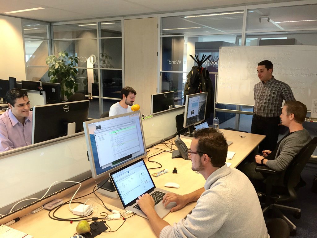 ComscoreJobs's tweet photo. The #Tagging team in #comScore's office in #Amsterdam is almost complete now! #coolteam #LifeAtcomScore https://t.co/Zjgq81gI6b