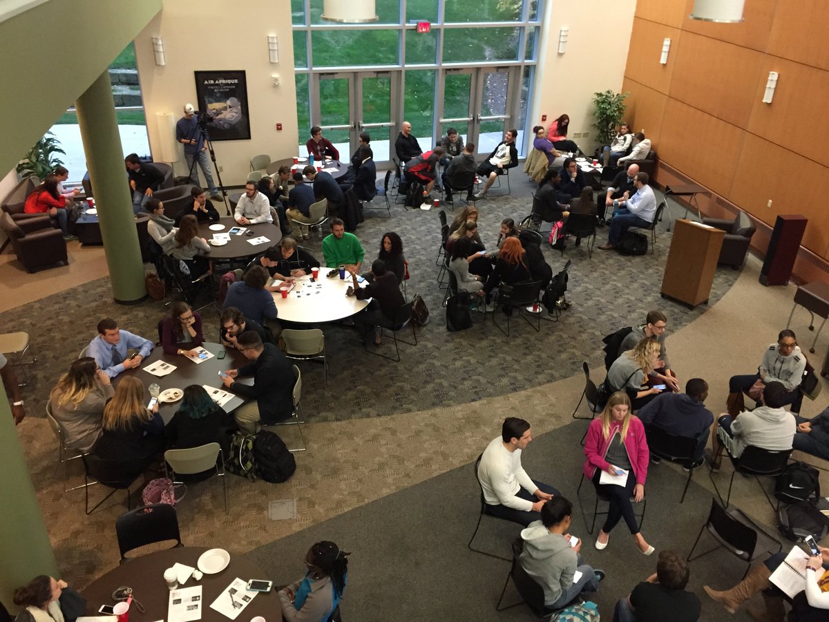 NICDInstitute's tweet photo. #TextTalkVote Akron has been seeing great turnout! :) @uakron - Text "AKRON" to 89800 to join the discussion https://t.co/epLMxGsRXl