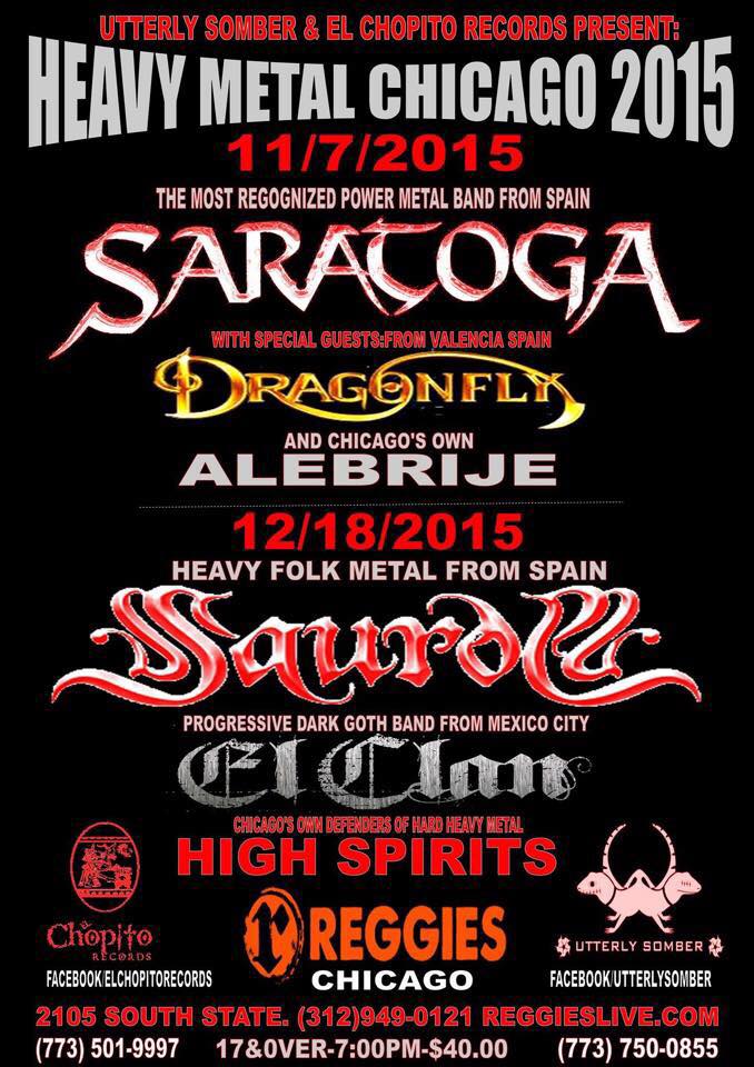 RevistaCvlt's tweet photo. HEAVY METAL CHICAGO 2015
Nov 7
SARATOGA + DRAGONFLY
Dic 18
SAUROM
REGGIES CHICAGO
$40 cover
https://t.co/PlfhZVz2uh https://t.co/gTJtPsjerQ