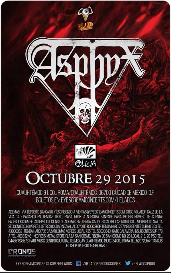 RevistaCvlt's tweet photo. Directo de Holanda
#Asphyx
29 oct 2015
Foro Alicia
Cuauhtemoc 91
Col. Roma
boletos en
https://t.co/dKsJ6Eacp9 https://t.co/8GRwa8HIyU