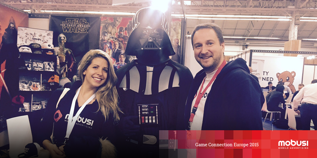 MOBUSICOM's tweet photo. Come to #Mobusi's side of the Force. #GameConnection #Paris https://t.co/utoWMHReSJ