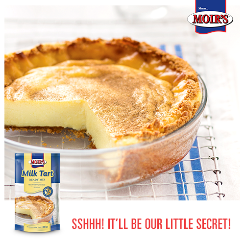 Moirs_SA's tweet photo. When all else fails, bake a Milk Tart …..the Moir’s Milk Tart mix guarantees perfect results! https://t.co/KbGkRAmvV3