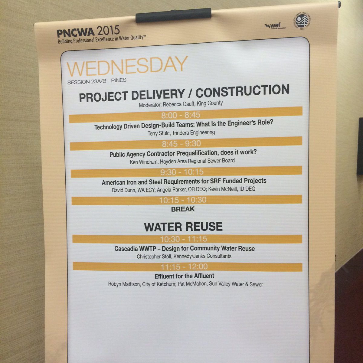 Trindera's tweet photo. Presenting at #PNCWA2015 : "#Technology Driven Design-Build Teams: What is the #Engineers Role? #Boise #AEC https://t.co/4sgNx0Uv4T