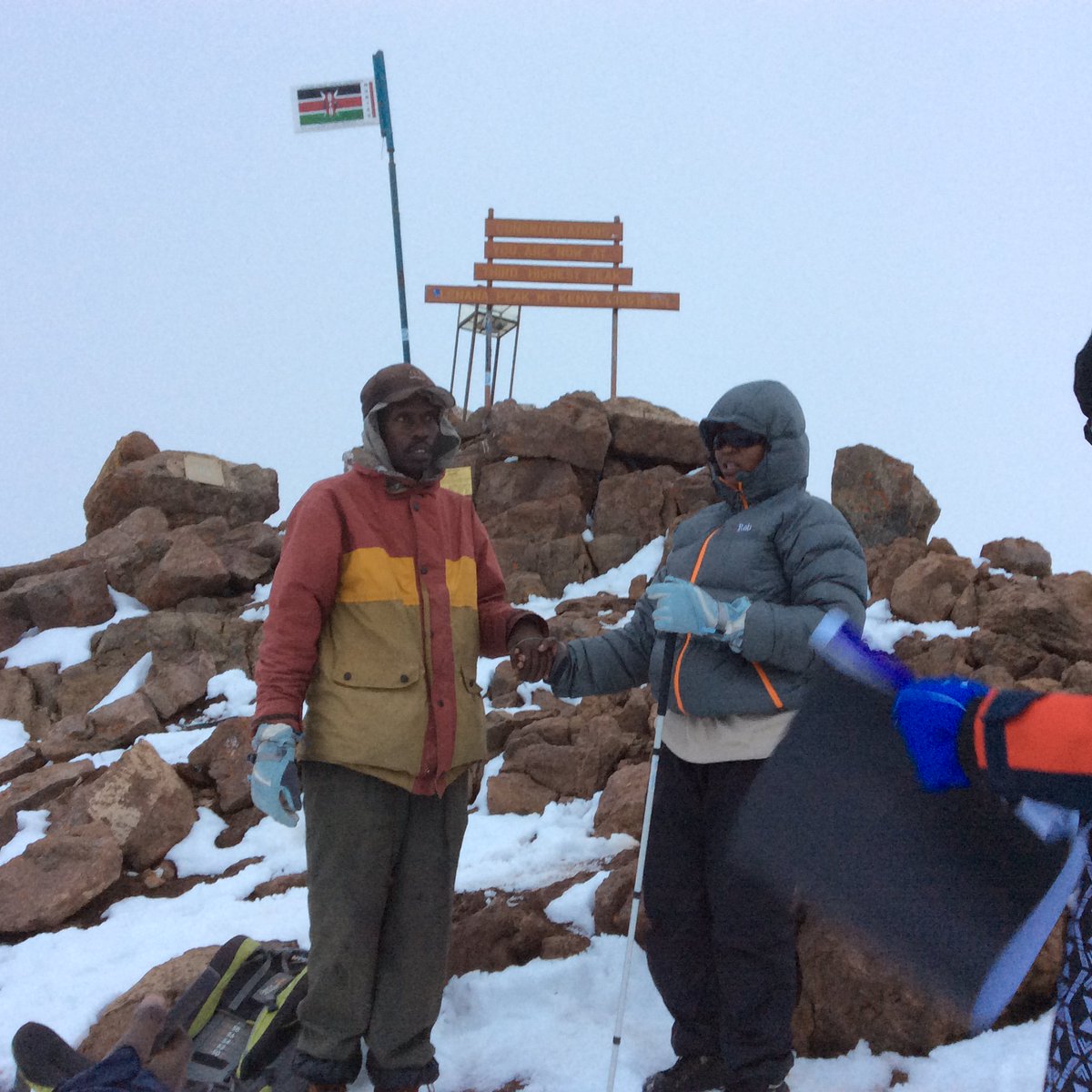 liz4sight's tweet photo. THANK YOU ALL #VisionWithoutSight Continue support.I did summit Mt.Kenya.@HENRY_WANYOIKE @IsaacKalua @citizentvkenya https://t.co/VGZTjOspsH