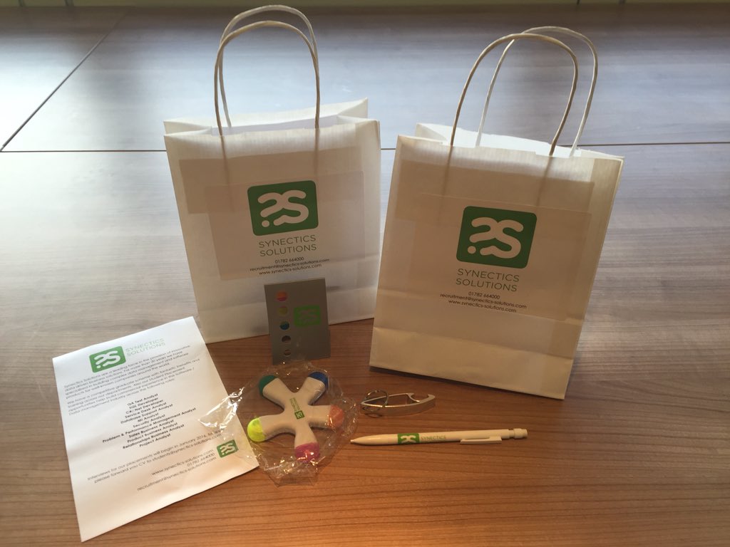 StaffsComputing's tweet photo. A Synectics Solutions #DigiTech2015  goodie bag!  Thanks @Syn_Sol @StaffsComputing https://t.co/NxUhSWKbhi