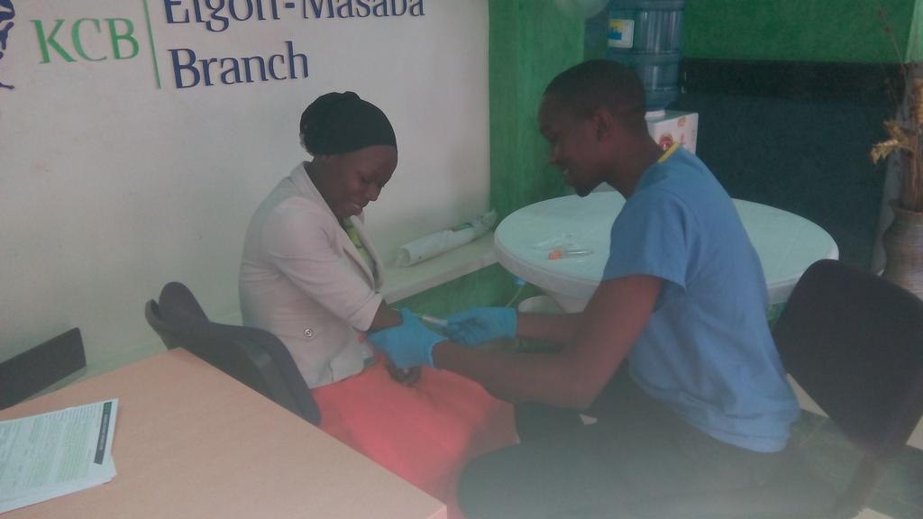 kcbbankug's tweet photo. Be healthy Elgon went on to check all staff for Heptisis B #KCBUGCSW15@cMathenge@emmanjuki@SamuelMatekha@Mephi_Luwa https://t.co/FJXdpwms7D
