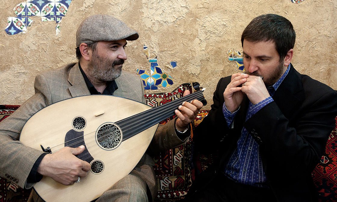 JW3London's tweet photo. Ismail Fencioglu &amp; @Shtreiml perform original music rooted in Jewish &amp; Ottoman traditions https://t.co/Wnl8Y0UY1X https://t.co/0tgQQhDjx1