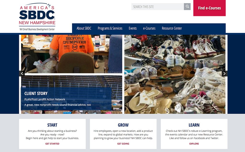 The new NH Small Business Development Center website is live nhsbdc.org
#UNHWebMobile