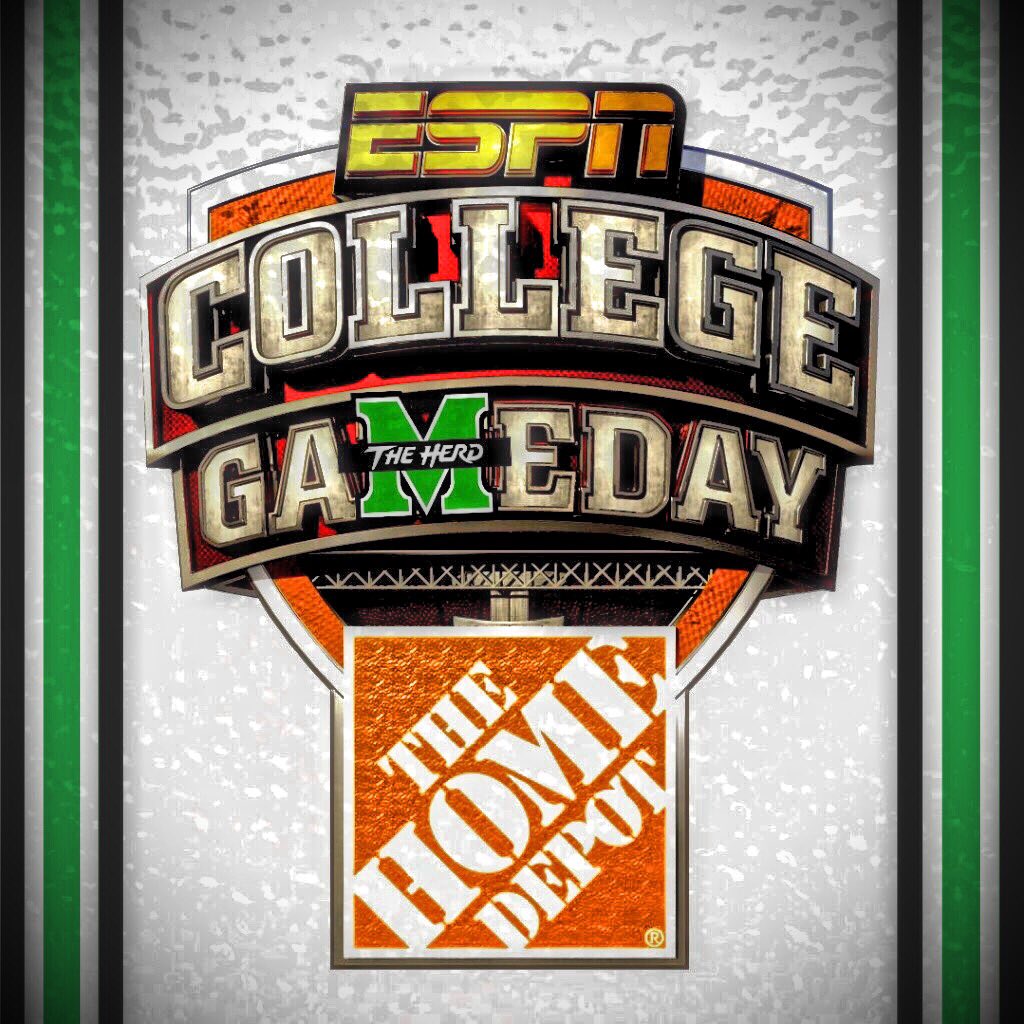 11.14.15 - Huntington, WV - <a href="/HerdFB/">Marshall Football</a> hosts FIU 45 years after the '70 Plane Crash. <a href="/CollegeGameDay/">College GameDay</a>, your move? #WeAre