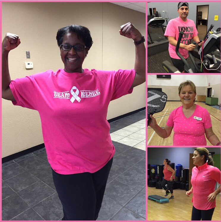 KeyHealthEdmond's tweet photo. KEY HEALTH GOES PINK!! We support Breast Cancer Awareness 🎀  #KeyFit #BreastCancerAwarenessMonth #GoPink https://t.co/y0Nqbe715k