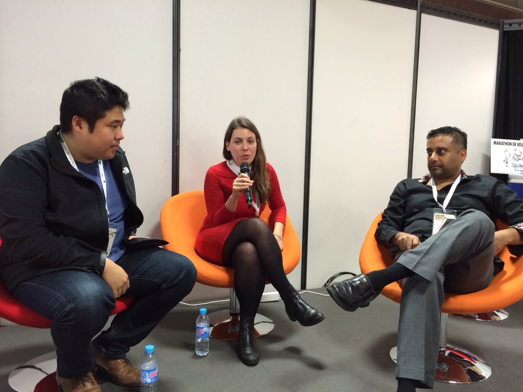 RT4dan's tweet photo. @chtiteanne on the panel @the_gameco #GCE discussing UA through #tv #advertising @QuaidMedia https://t.co/rlD33RigXP
