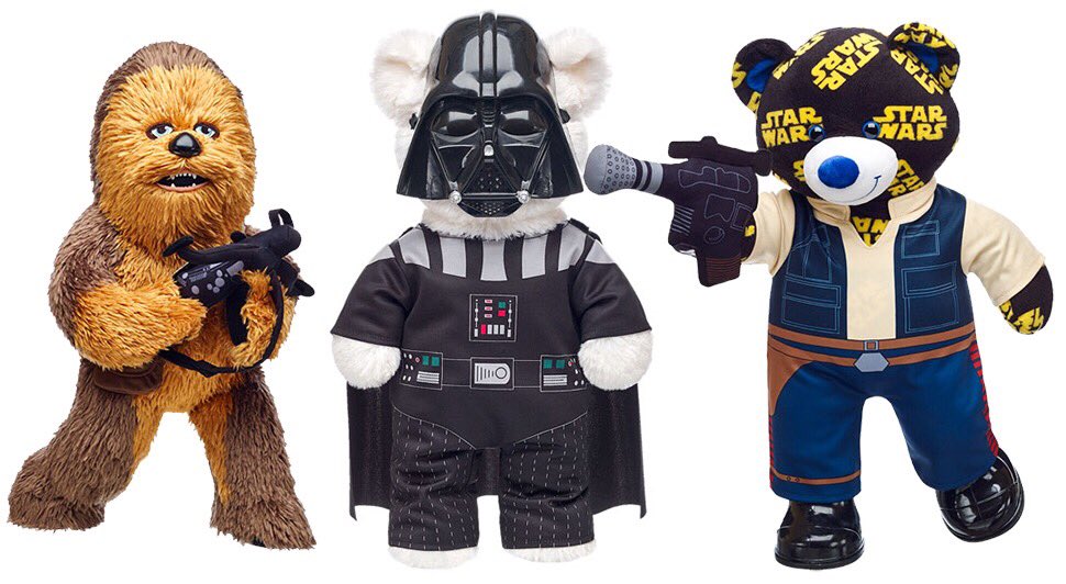SSalchli's tweet photo. @OJeniferAnn @oheather1337 have you ever seen these #BuildaBearStarWars https://t.co/w58obx8WfW