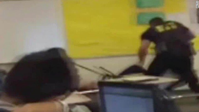 CNN's tweet photo. JUST IN: School cop who slammed student to the ground has been fired, sheriff says https://t.co/3655T09UYa https://t.co/0M12HvdPzY