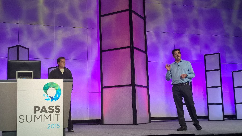 mark_AzureCAT's tweet image. My Microsoft neighborhood buddies @shawnbice @rohankumar showing cool demos of #sqlserver 2016 at #sqlpass