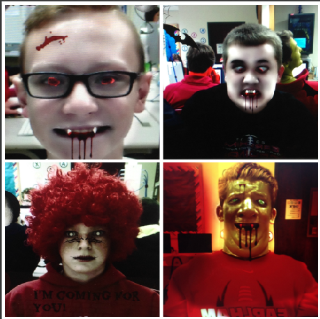alli_waugh's tweet photo. Had some scary visitors today with the help of @PicMonkeyApp #ecsdtech https://t.co/pVbTzwXygQ