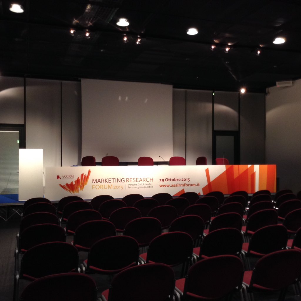 JFJunaForresu's tweet photo. #AssirmForum15 #MiCo Ci siamo quasi! @AssirmRicerca https://t.co/C8V0znq6nT