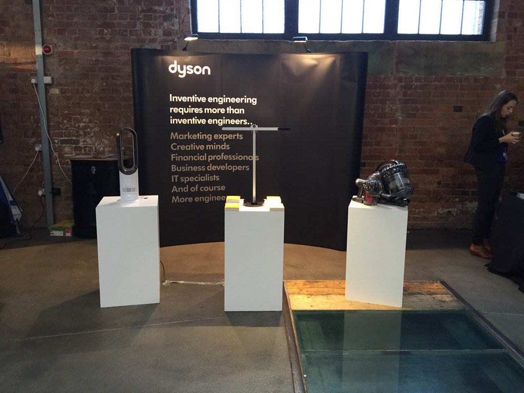 Eventcouriers's tweet photo. Dyson set up @RoundhouseDerby https://t.co/Is6VhDrInq