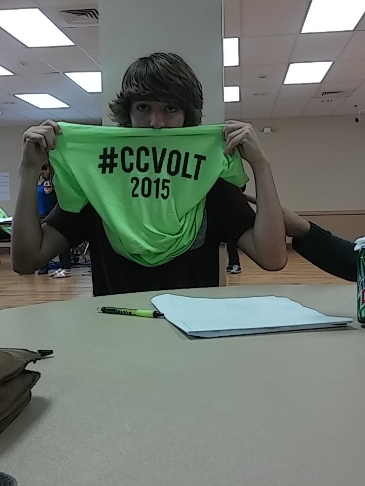 kayleewelsch_'s tweet photo. These #ccvolt shirts are lit π₯π₯ https://t.co/p8SzHSX33X