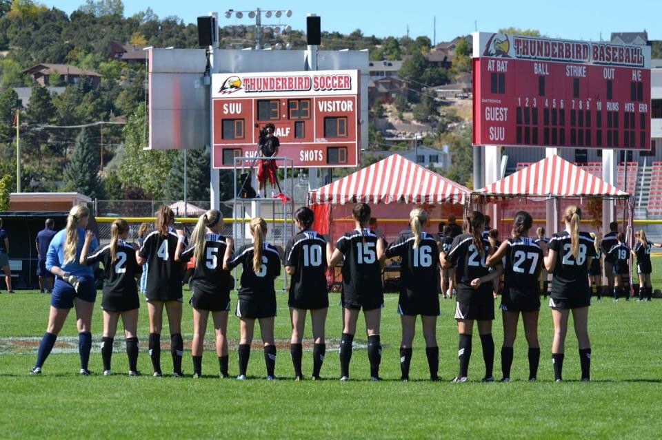 SUUSoccer's tweet photo. 2 days left to get all your plans sorted out &amp; make it to the final home soccer game at 4pm Friday vs NAU https://t.co/rdmdJlJvVb