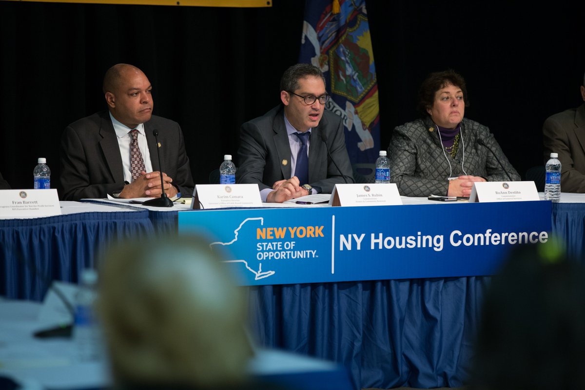 NYGovCuomo's tweet photo. Commissioners dispatched to #Utica today for first of many housing conferences throughout the state #NYSHousingConf https://t.co/ctbEYi2e96