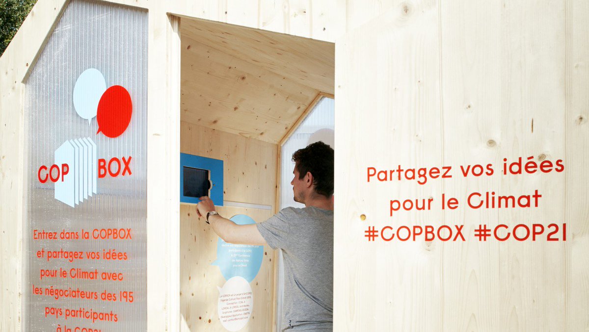 Flatcorner's tweet photo. @Flatcorner aime l'initiative #copbox @lemoallemoal @coalparis @COP21 #habitatdurable
https://t.co/miDTU1Q9pH https://t.co/XZISsmnTrS