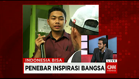 CNNIDdaily's tweet photo. "Pemuda tidak boleh cuma mengkritik. Kita harus jadi bagian dari solusi," kata @Gamal_Albinsaid. #IndonesiaBisa https://t.co/GQnM1NLlbY