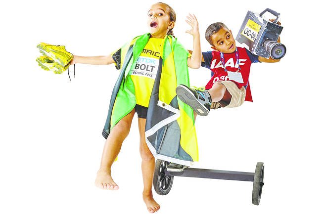 WSJSports's tweet photo. The low moments from the year in sports once again make great Halloween costumes for kids. https://t.co/xHkTHcrwvd https://t.co/ZBTtydShK7