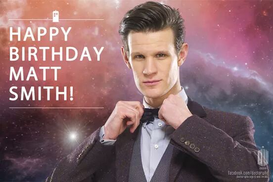 Before i forgot...

HAPPY BDAY MATT SMITH   