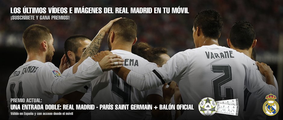 realmadrid's tweet image. ¿Quieres 2 entradas para el Real Madrid-PSG +balón oficial? ¡Pon el mejor contenido y gana! bit.ly/twittRM