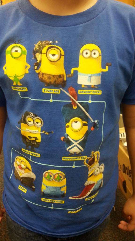 dahicks50's tweet photo. Drugs are Dispicable!!!  Kids found a Minion flowmap on a shirt  #lobofactor #cullendercrew https://t.co/CHLFJHAWmt