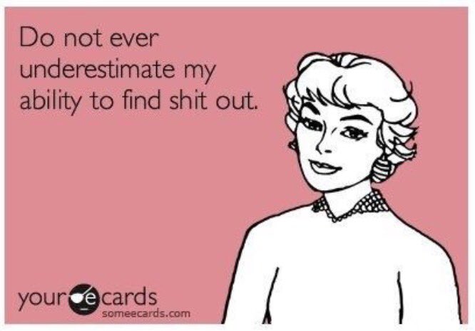 In case you didn't already know... 🕵😜