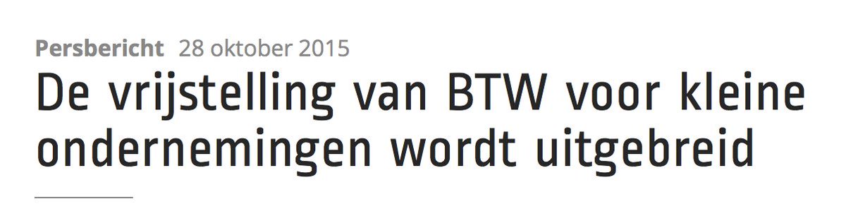 jvanovertveldt's tweet photo. Vrijstelling van BTW voor ondernemingen en verenigingen met omzet < 25.000 euro. https://t.co/e0pGi1cnl9 https://t.co/jjBdoLhfrL