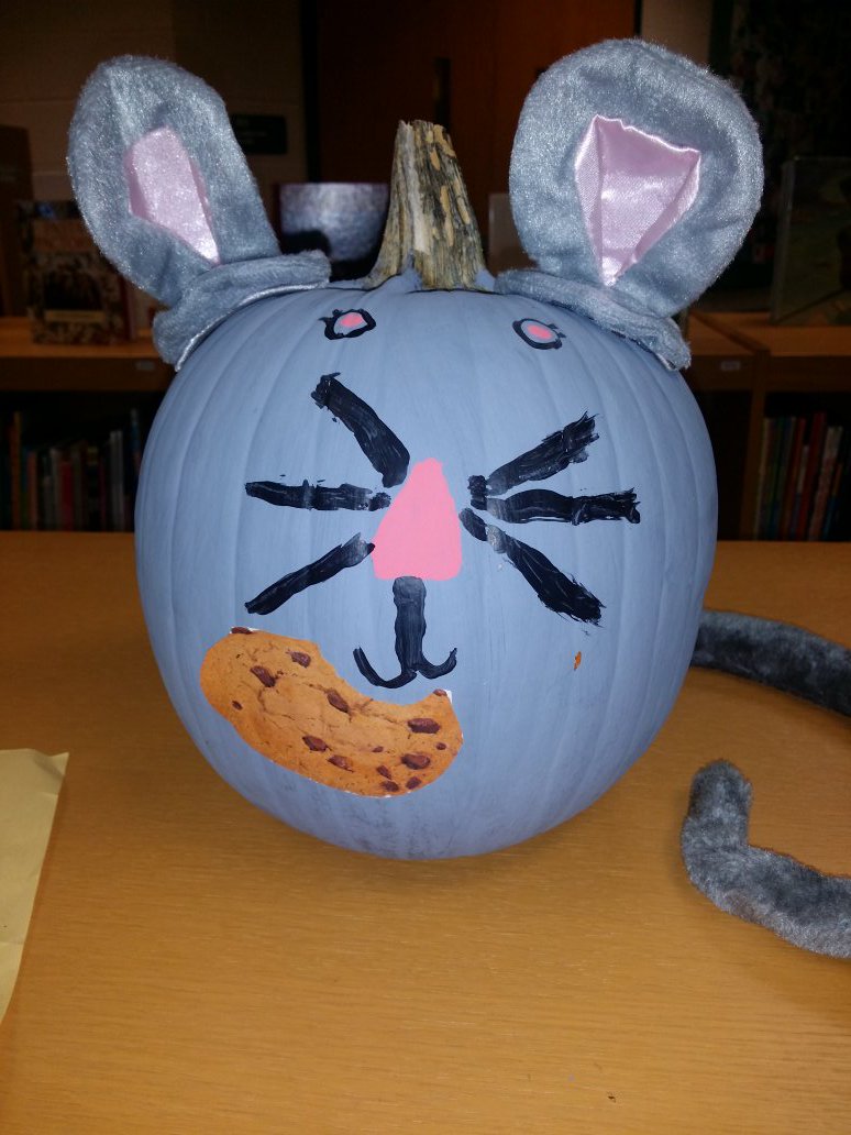 Super cool pumpkin created by our classmate!