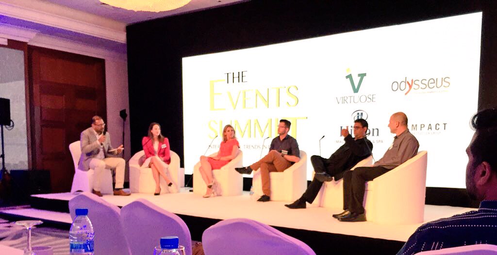 Great panel discussion on the latest event trends #eventssummitmauritius - <a href="/Christina_Holt/">Christina Holt</a> sharing insights