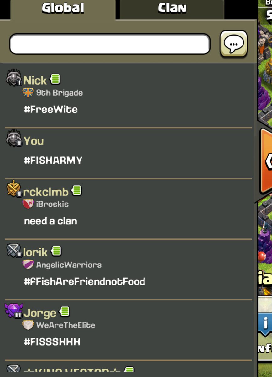 xXemily420's tweet photo. Global is maaaad @witelightingHWD @supercellgames @ClashofClans #FreeWite #FishArmy https://t.co/JxMHov9KnG