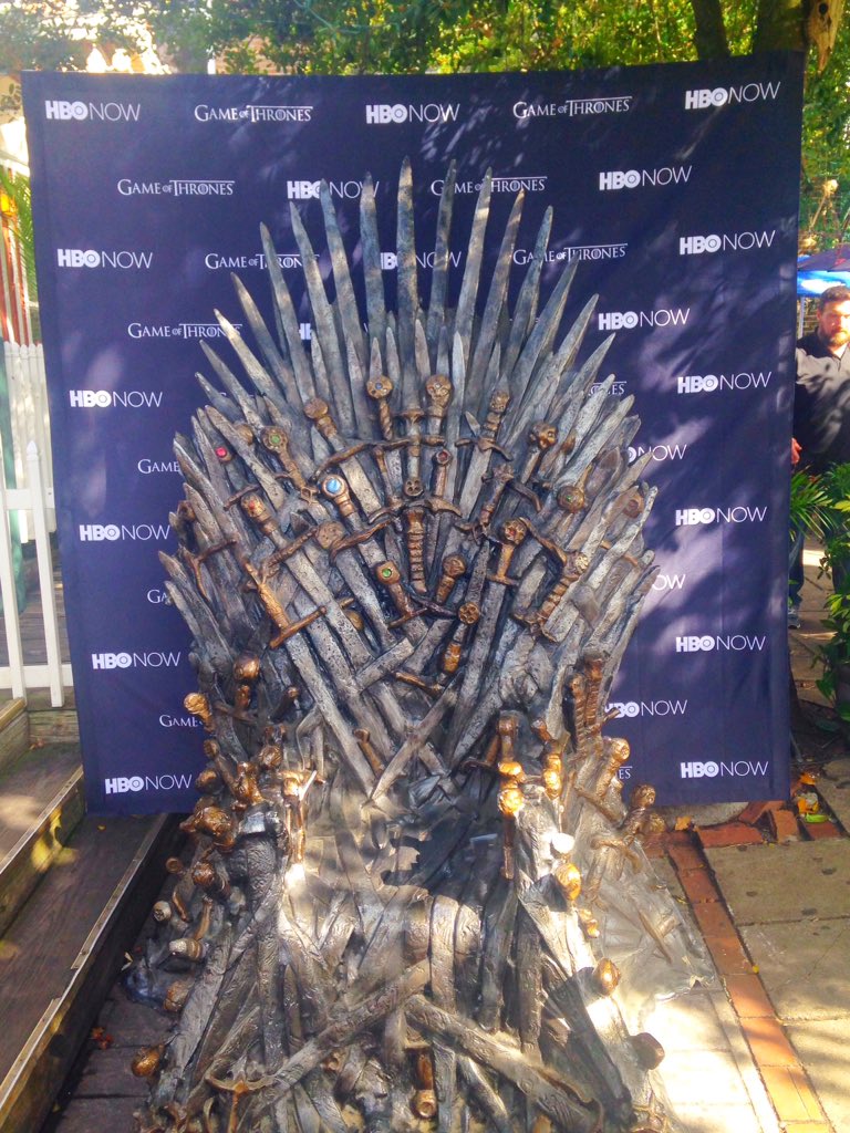 michaeljfrankin's tweet photo. THRONE IS HERE! Are you ready @uflorida!? Epic Halloween party tonight | 9pm at @SwampRestaurant #HBONOWUF https://t.co/o7w2ctkrOG