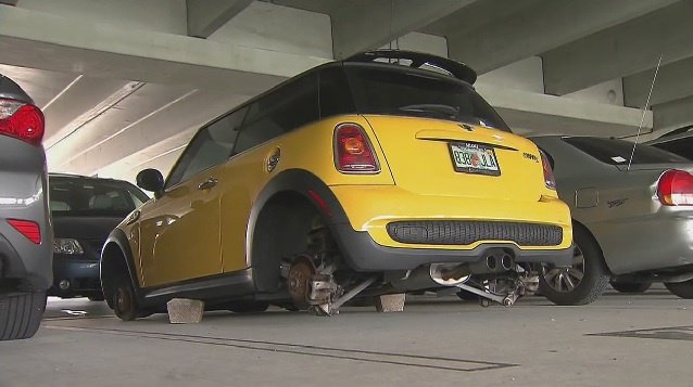 Police investigating after tires reported stolen again from #TriRail stations in Broward bit.ly/1PV29rc?utm_me… https://t.co/TmcopyAaUb