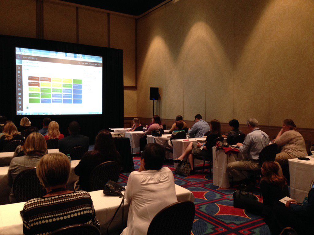 EMEA_CLEARSIGHT's tweet photo. Standing room only at the Dashboards Best Practices session #ClearSight2015 https://t.co/v6T1sGuTs5