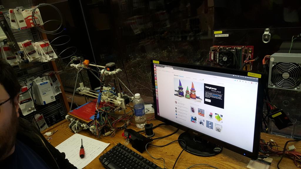 3D printer at Makerspace #INSYS549