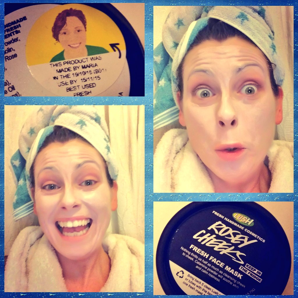 dunnstersj's tweet photo. @LushCardiff @LushLtd  return five pots = free #FaceMask #RosyCheeks #MadeByMaria ❤ #PamperTime https://t.co/OtQKXYHJBf