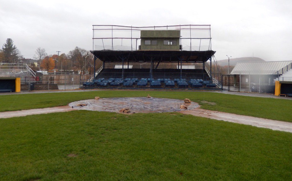 EddieInTheYard's tweet photo. Buck Showalter's managerial career began here in #Oneonta, NY in 1985 skippering the #Yankees' NYPL team. #Orioles https://t.co/0omAp38NXz