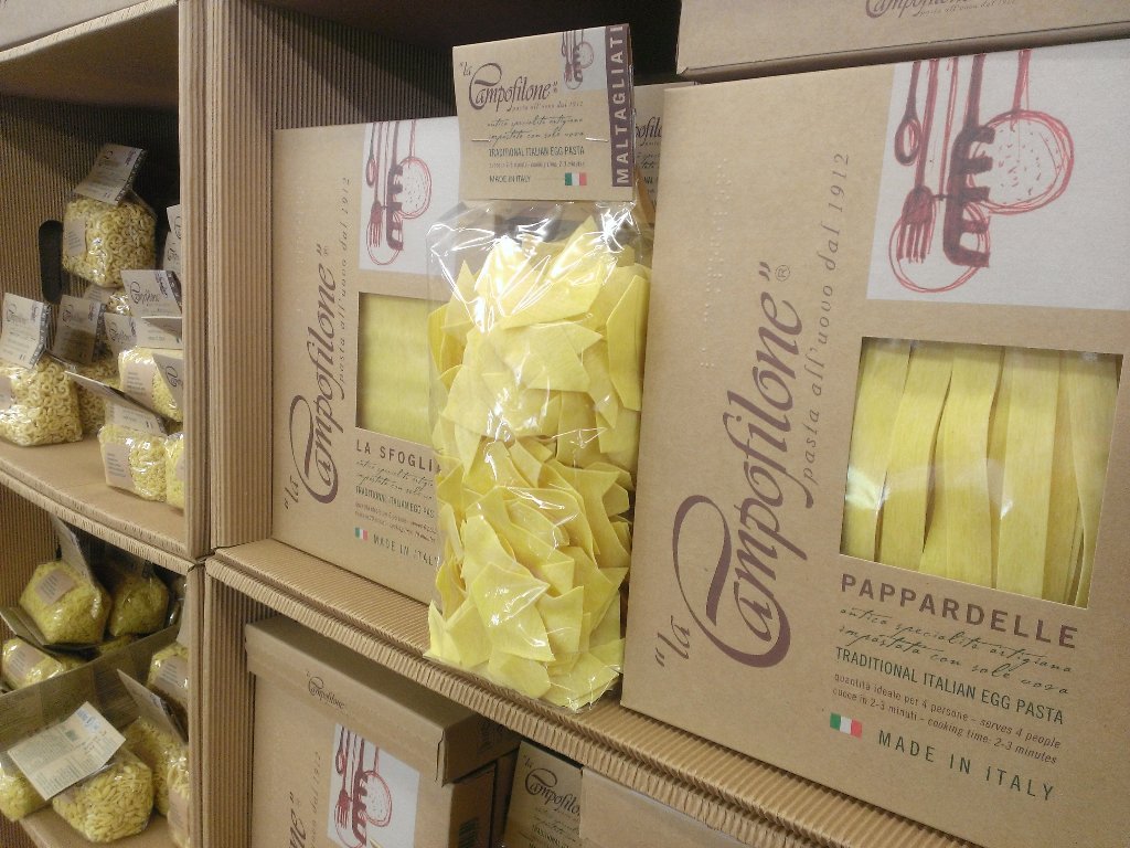 ForestwayFresh's tweet photo. La Campofilone pasta! One word describes this hand made pasta. AMAZING! So we just had to have it! #eggpasta https://t.co/egKXFAvYTq