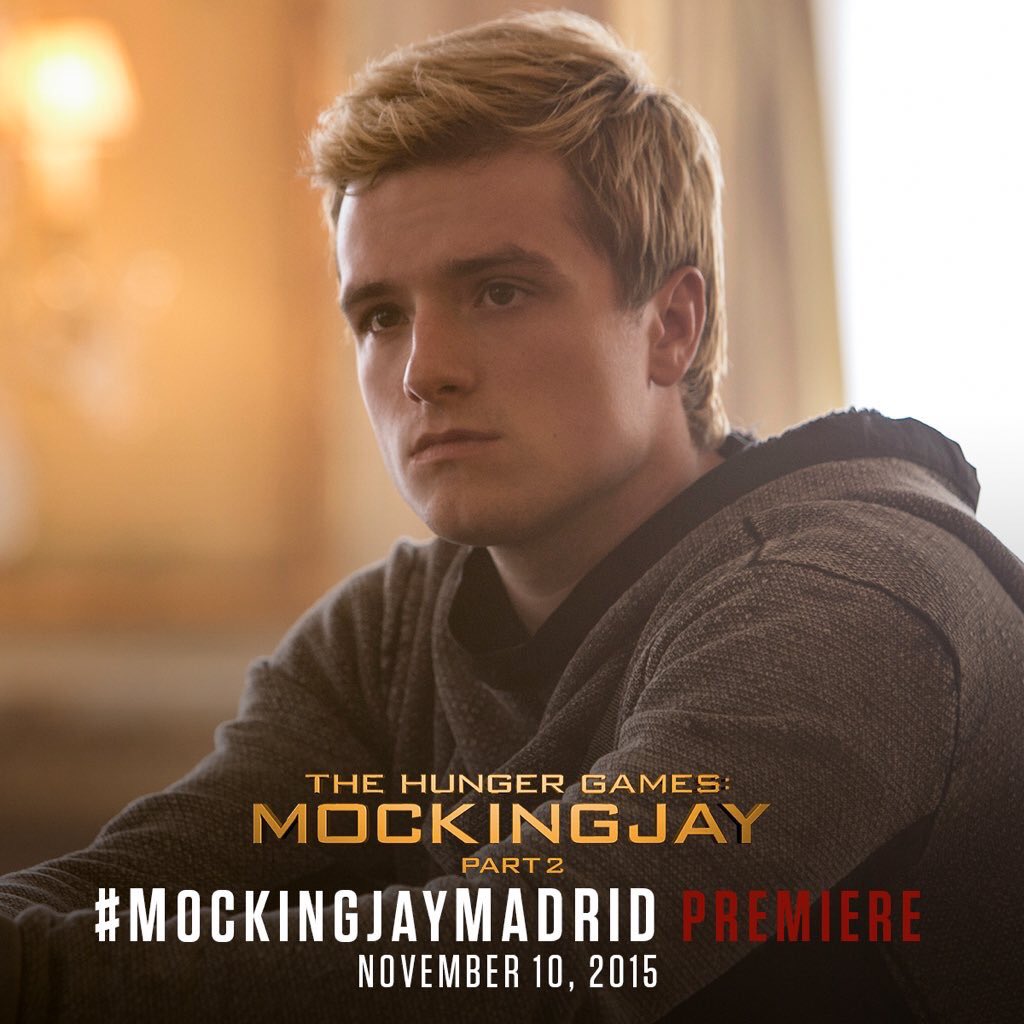 DailyJoshNews's tweet photo. Josh announced a sixth stop for the #MockingjayPart2WorldTour today! Madrid will have a premiere on November 10th! https://t.co/vykcRwiNHZ