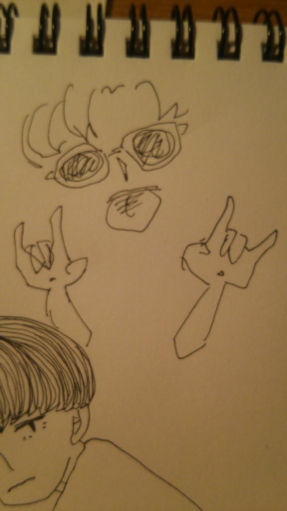 朝っぱらから落書き～ 