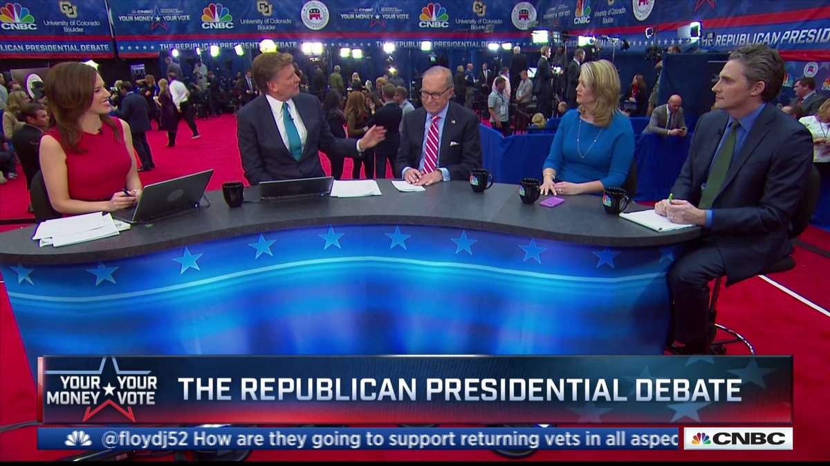 The CNBC Twicker is live! Tweet using CNBCGOPDebate to see your tweets