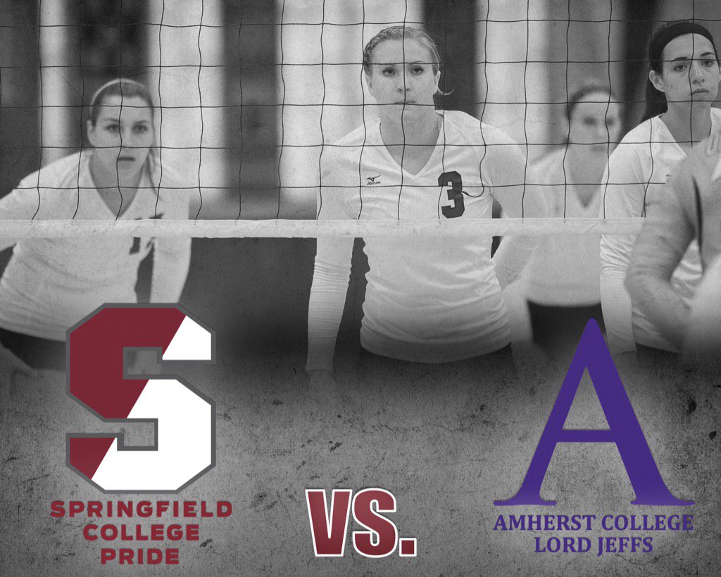SCWVball's tweet photo. Springfield vs Amherst tonight at 7pm in Blake Arena #shakeblake #ourhouse #pofg ๐ป https://t.co/XM63Tr04jp