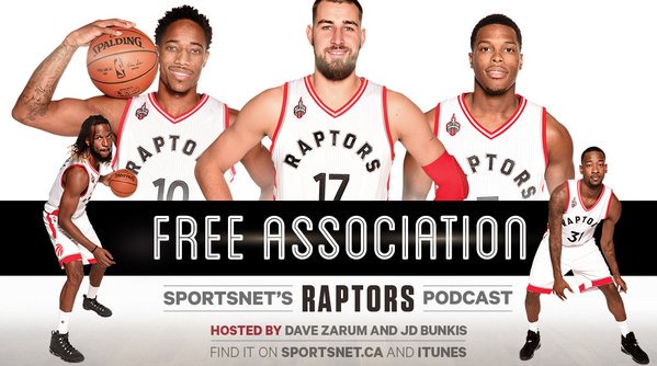 Sportsnet's tweet photo. It's almost time for the #Raptors. @DaveZarum, @jdbunkis get you set on Free Association: https://t.co/8md4hl7kFo https://t.co/SQbdwVCTu5