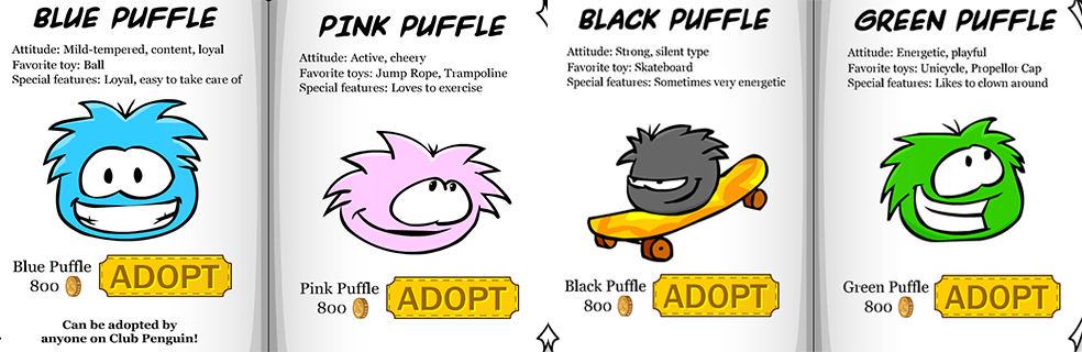 ThatPenguinGame's tweet photo. Retweet this if you remember these old Puffle Adopt Pages on Club Penguin. https://t.co/iTciK1x78Q